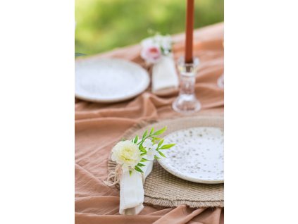 napkin ring white rose dia 5cm (1)