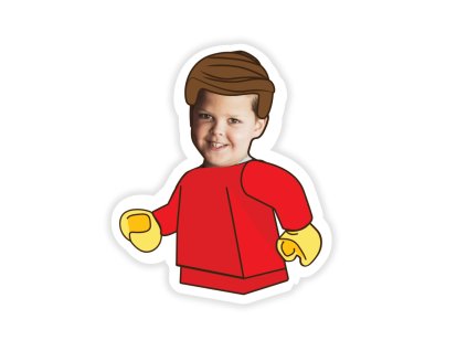 Topper personalizat pentru tort - Lego