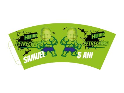 Pahare din hârtie personalizate 6 buc - Avengers