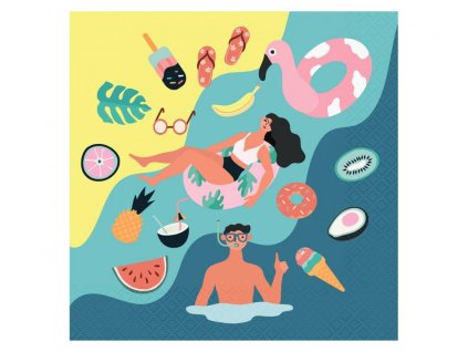 Servítky - Let's party 33 x 33 cm