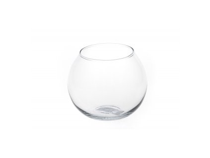 clear ball vase dia 12cm x 10cm