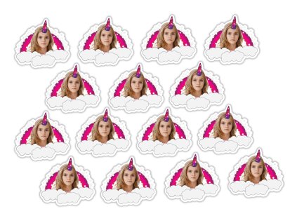 Personalizované konfety -  Jednorožec