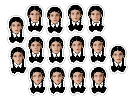 Personalizované konfety - Wednesday