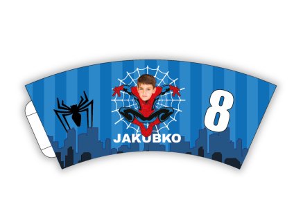 99259 personalizovane papierove pohare 6 ks spiderman