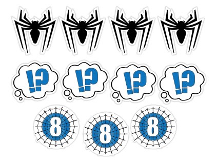 99250 personalizovane zapichy do kolacikov spiderman