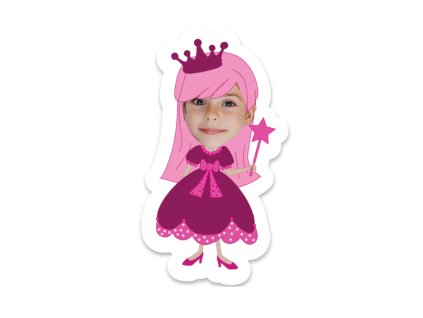 Topper personalizat pentru tort - Aniversare roz