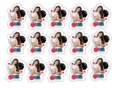 100142 personalizovane konfety bodkovana oslava