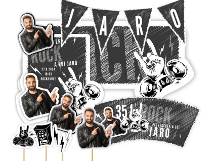 Set aniversar personalizat - ROCK