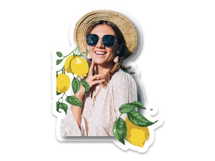 Topper personalizat pentru tort - Lemon party