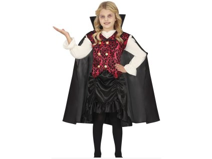 Detský kostým - Upírka Classic (Mărimea - Copii S: 95-100 cm)