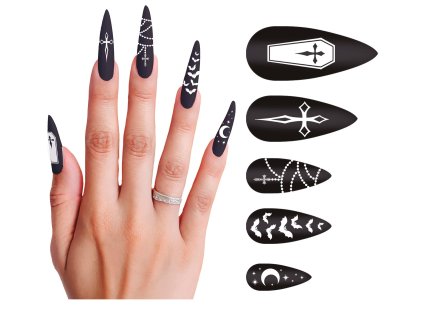 Set de unghii false - Vampiri