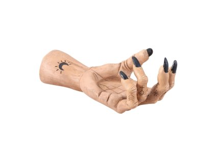 Halloween svietnik - Ruka čarodejnice