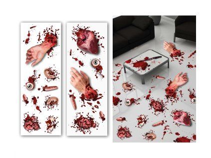 Nálepky - amputované končatiny 25 x 70 cm