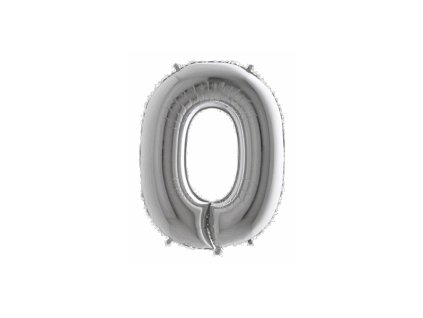 Balón číslo 0 malé strieborné 35 cm