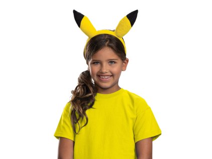 Detská čelenka s ušami - Pikachu