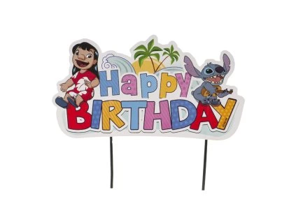 Topper na tortu - Stitch 17,5 cm