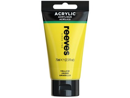 Akrylová farba žltá 75 ml Reeves