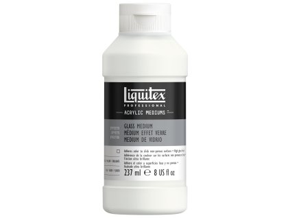 887452048497 LQX ACRYLIC MEDIUMS 237ML BOTTLE GLASS MEDIUM 887452048497