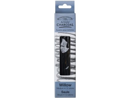 094376896725 W&N ARTISTS' CHARCOAL WILLOW MEDIUM 12