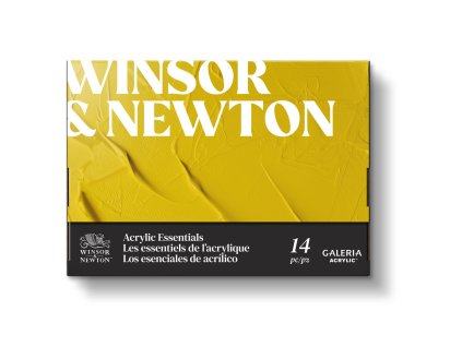 Set de vopsea acrilică, pensulă și desen Winsor & Newton