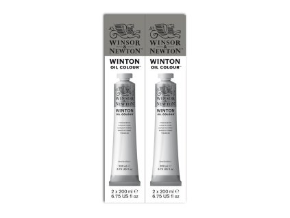884955088814 W&N WINTON OIL COLOUR TWIN PACK TITANIUM WHITE 094376908633 & 884955088814 & 884955007167