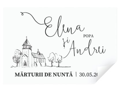 Autocolant pentru mărturii - Sketch