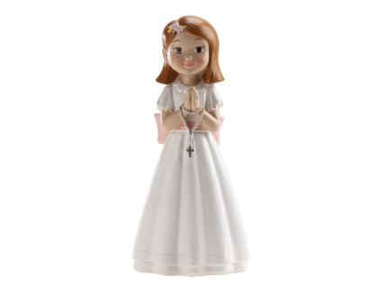 315129 NIÑA COMUNION ROSARIO LAZO ROSA 16CM 4