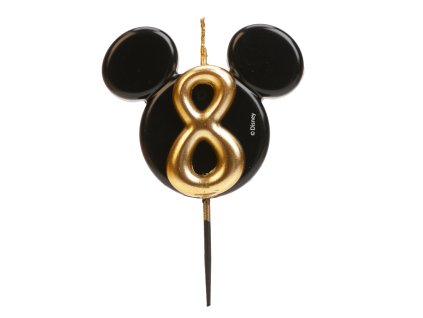 Narodeninová sviečka 8 - Mickey Mouse