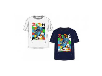 Chlapčenské tričko Stitch - modré