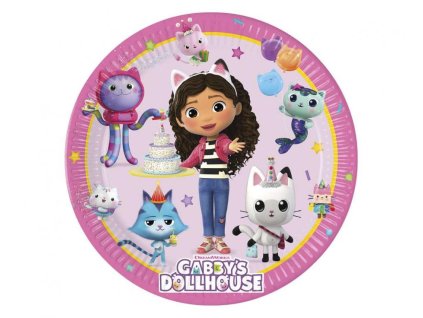 Farfurii de hârtie - Gabby's Dollhouse 23 cm 8 buc