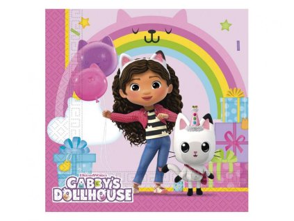 Șervețele - Gabby's Dollhouse 33 x 33 cm 20 buc