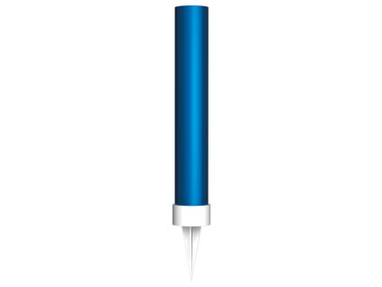 Fântână pentru tort - Albastră 9,5 cm / 2 buc