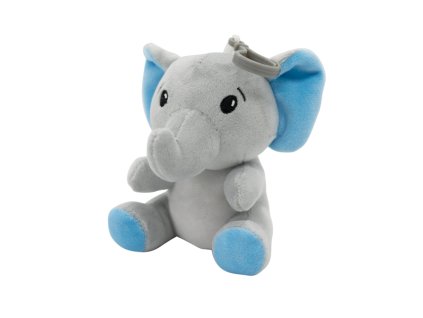 Greutate balon - Elefant de pluș albastru 11 cm