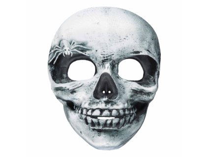 108379 maska lebka s pavukom