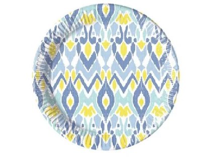 Farfurii de hârtie etnice 19,5 cm 8 buc