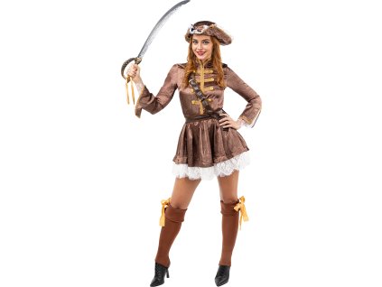 Dámsky kostým - Koloniálna pirátka (Mărimea - Adult S)