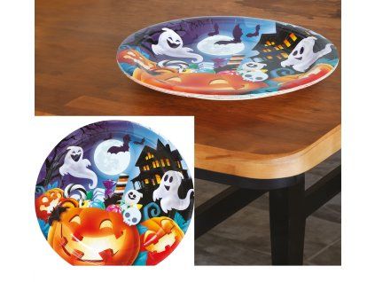 Papierové taniere - Halloween 6 ks 23 cm