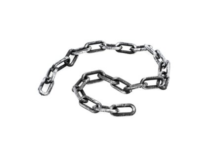 silver chain garland 120cm