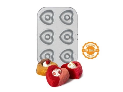 Forma na pečenie - Srdiečka 18 x 27 cm