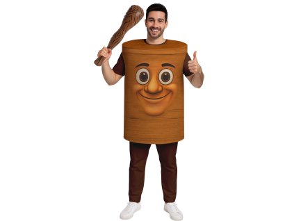 Kostým pre dospelých Brainrot - Tung Tung Shur (Mărimea - Adult L)