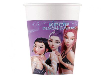 Papierové poháre - KPOP 200 ml 8 ks