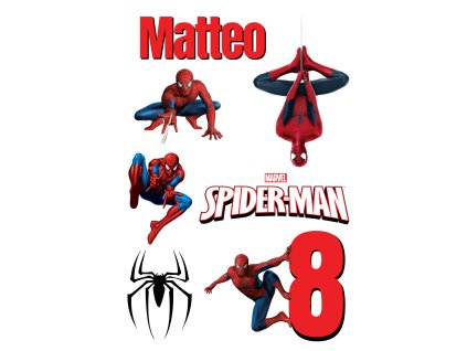 Poze personalizate comestibile - Spiderman