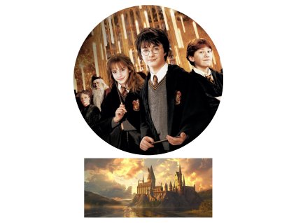 Jedlý obrázok na tortu - Harry Potter