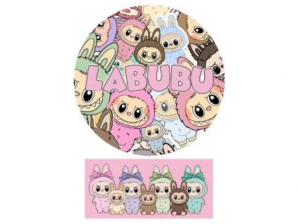 Jedlý obrázok na tortu - Labubu