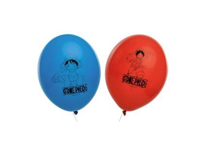 set 6 latex balloons one piece dia 27cm
