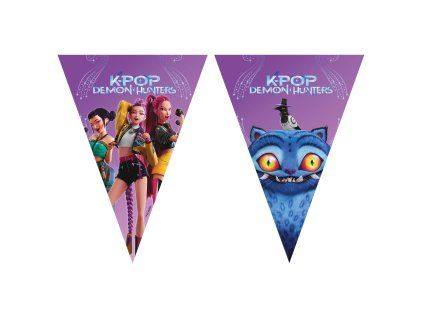 eng pl Paper Flag Garland K POP 2 3 m 1 pc 3550 1
