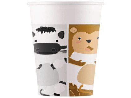 eng pl Paper cup Zoo 200 ml 8 pcs 3770 1