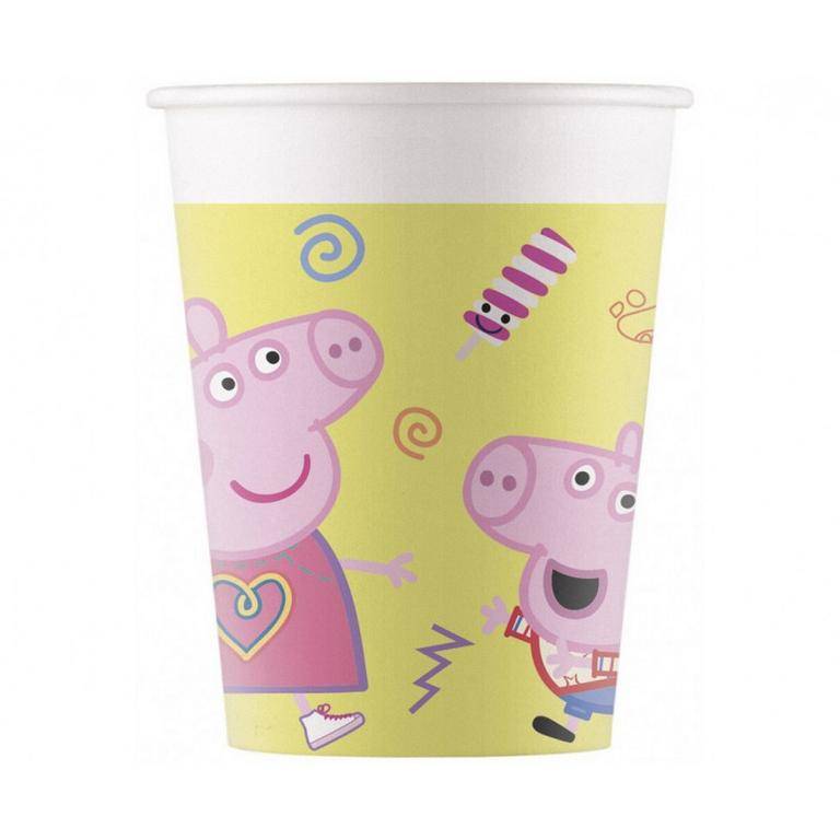 Procos Pahare din hârtie - Peppa Pig 8 buc