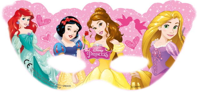 Disney Princess Kalasmasker 6 st