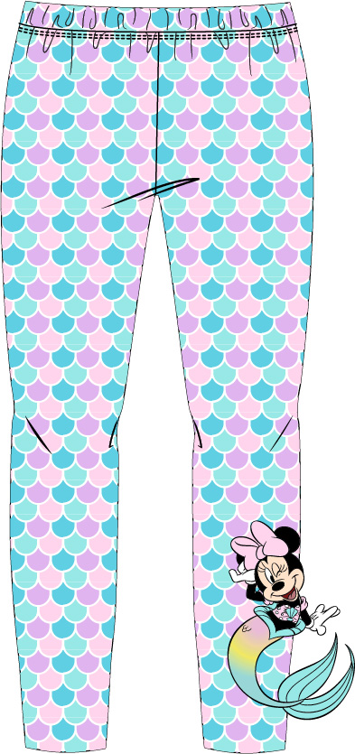 EPlus Colanți pentru fete - Minnie Mouse Mermaid Mărimea - Copii: 128